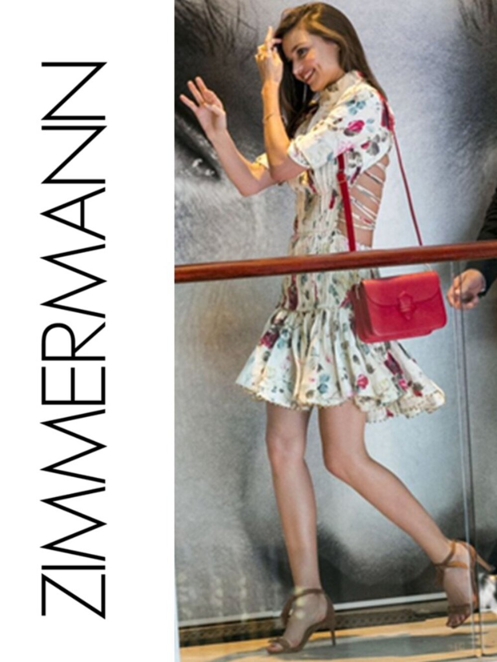 Zimmermann Miranda Kerr Runway Mischief Corset Laced Dress Size 1 Small